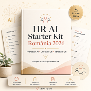 HR AI Starter Kit România 2026 – pachet digital cu resurse AI pentru HR